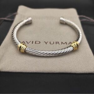 David Yurman Two-Tone Cable Bracelet
